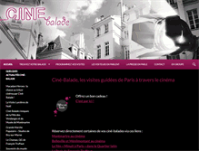 Tablet Screenshot of cine-balade.com